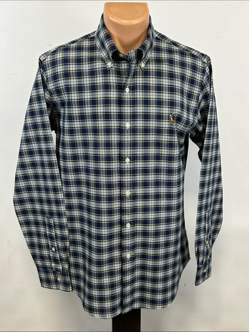 Ralph Lauren long sleeve button down collar shirt.  M